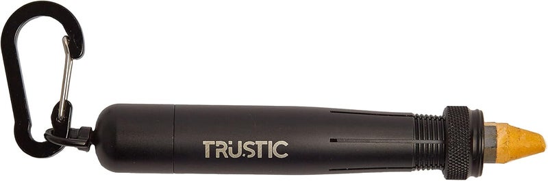 Trustic - Lumber Keel Crayon Holder for 1/2" Round or Hexagonal Crayons, Industrial Heavy Duty Construction Carpenter Metal Holder (Black) - Image 1